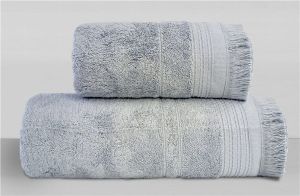 lazurowy ręcznik bambusowy Bamboo 4U 500 G/M2 GRENO