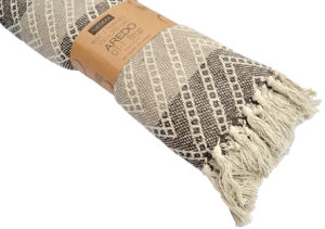 brązowy koc AREDO 150x200 JEDEKA