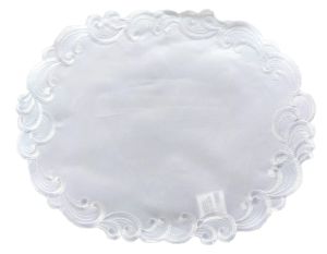 biały obrus haftowany 204 JEDEKA