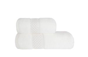 miękki kremowy ręcznik kąpielowy RETE soft touch 650 G/M2 FARO