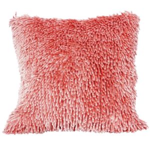 różowa poszewka shaggy 40x40 EUROFIRANY
