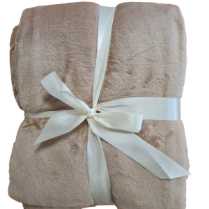 brązowy koc MERINO 160x200 BROWN 114 MESA