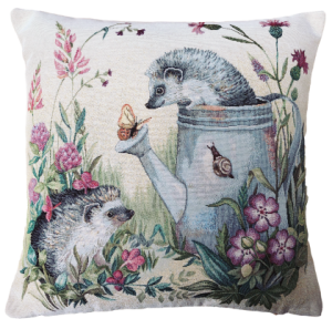jeże poszewka dekoracyjna gobelin 45x45 IRYS