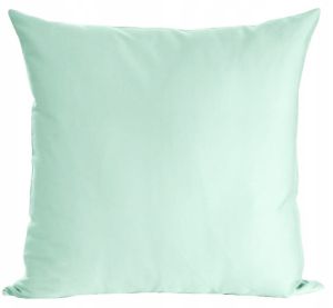 miętowa poszewka z satyny bawełnianej jednobarwna
