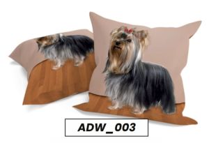 piesek york poszewka mikrofibra 40x40