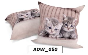 kotki poszewka mikrofibra 40x40