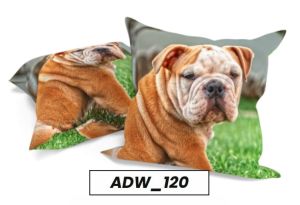 buldog angielski poszewka mikrofibra 40x40