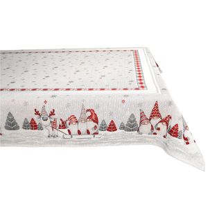 szary skrzat obrus gobelin IRYS