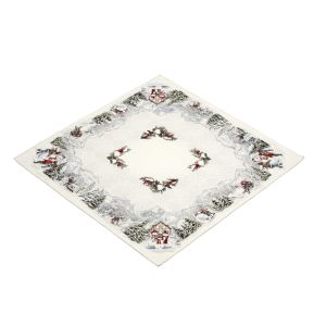 biała zima obrus gobelin IRYS