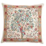 rajskie drzewo beż poszewka dekoracyjna gobelin 45x45 IRYS