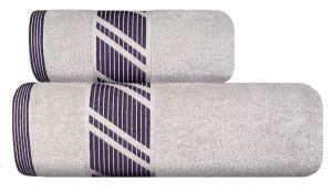 srebrny ręcznik kąpielowy ORION 500g/m2 ZARATEX