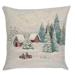 szaraczki poszewka dekoracyjna gobelin 45x45 IRYS