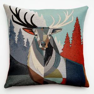 jeleń poszewka dekoracyjna gobelin 45x45 IRYS