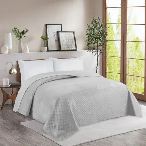 popielata narzuta na sofę velvet 200x220 7082 GREY 01 MESA
