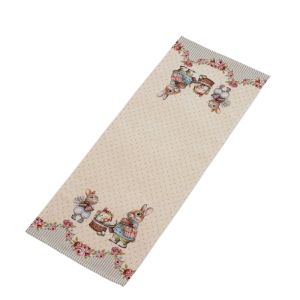 zając w paski obrus gobelin IRYS