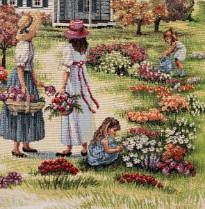 dziewczynki obrus gobelin IRYS