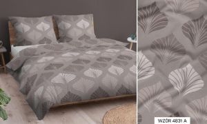 beżowa pościel bawełniana 4831A 220x200 PREMIUM