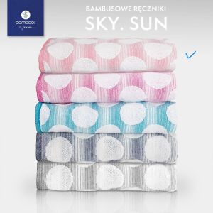 koła ręcznik bambusowy dla dzieci SKY SUN 70x140 TEXPOL