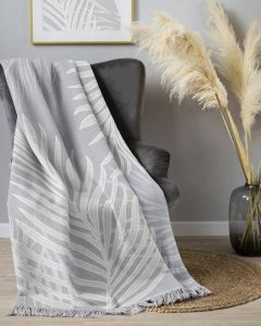 koc bawełniano-akrylowy 150x200 z frędzlami fashion collection 096B JB JB DETEXPOL