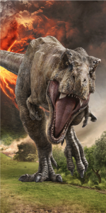 jurassic world ręcznik bawełniany dla dzieci 70x140
