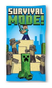 ręcznik bawełniany dla dzieci 70x140 MINECRAFT