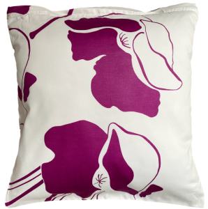 kwiaty poszewka satyna bawełniana 40x40