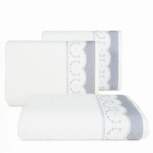 kremowy ręcznik TINA 70x140 EUROFIRANY