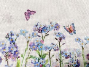 kwiaty i motyle obrus drukowany laserowo 536