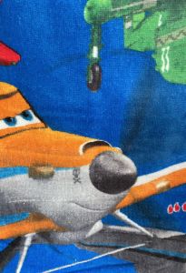 samoloty poncho ręcznik bawełniany plażowy dla dzieci z kapturkiem 60x120