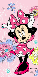 myszka minnie ręcznik bawełniany dla dzieci 70x140 MINNIE MOUSE