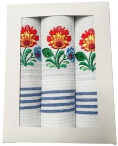 komplet ścierek kuchennych 50x70 ludowa 06