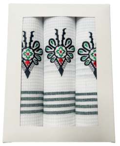 parzenica komplet ścierek kuchennych 50x70 jedeka ludowa 09