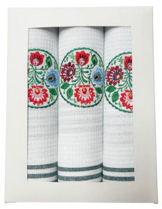 komplet ścierek kuchennych 50x70 ludowa 10 