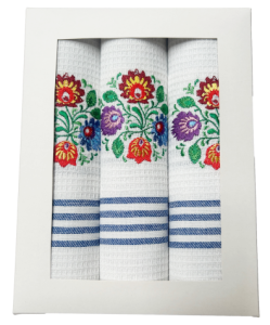 komplet ścierek kuchennych 50x70 ludowa 04