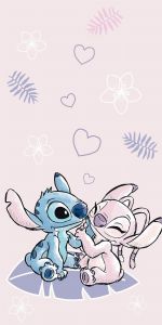 ręcznik bawełniany dla dzieci 70x140 LILO & STITCH
