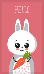 królik ręcznik bawełniany dla dzieci 30x50 ZWIERZAKI