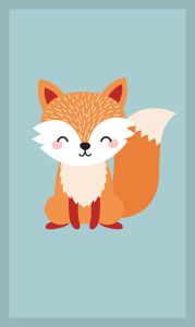 lis ręcznik bawełniany dla dzieci 30x50 ZWIERZAKI