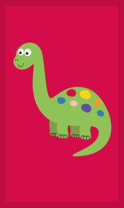 dinozaur ręcznik bawełniany dla dzieci 30x50 ZWIERZAKI