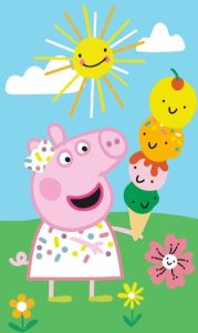 ręcznik bawełniany dla dzieci 30x50 ŚWINKA PEPPA