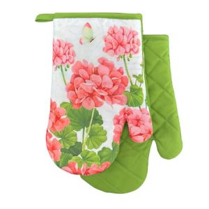 RĘKAWICA KUCHENNA FLOWER PELARGONIA EUROMAT