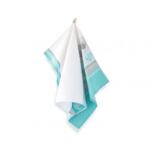 turkusowa bambusowa ściereczka kuchenna CEJLON 2 ZWOLTEX