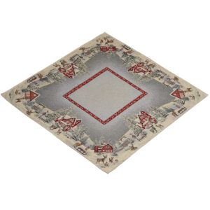 czerwony domek obrus gobelin IRYS