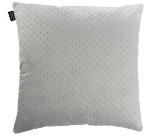 jasno szara poszewka welwetowa dekoracyjna w kropki 82/DOT 45x45 GOLD TEX