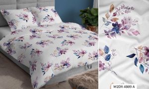 kwiaty pościel bawełniana 4889A 220x200 PREMIUM