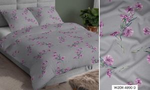 fioletowy chaber pościel bawełniana 4890D 220x200 PREMIUM