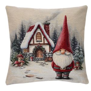 skrzat z domkiem poszewka dekoracyjna gobelin 45x45 IRYS