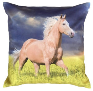 koń poszewka 40x40 drukowana z miękkiego weluru 2 sztuki PA-228