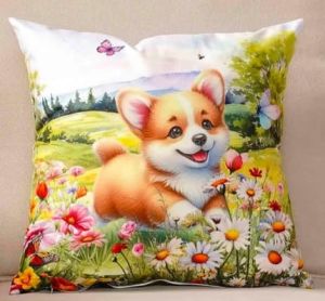 pies poszewka 40x40 drukowana z miękkiego weluru 2 sztuki PA-294