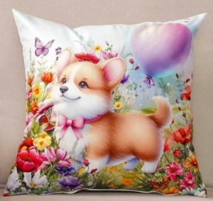 pies poszewka 40x40 drukowana z miękkiego weluru 2 sztuki PA-299