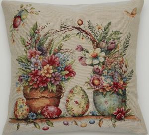 malowany poszewka dekoracyjna gobelin 45x45 IRYS